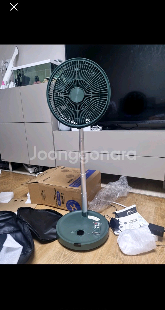 한일 무선 폴딩팬 선풍기--1