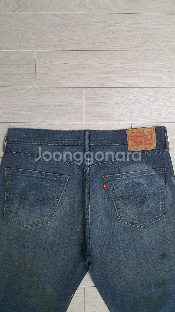 리바이스진541(사방스판) 페인팅대님 34인치 한정판!--8