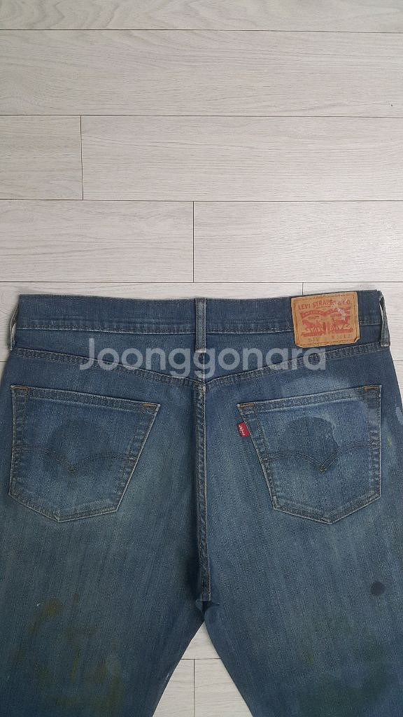 리바이스진541(사방스판) 페인팅대님 34인치 한정판!--8