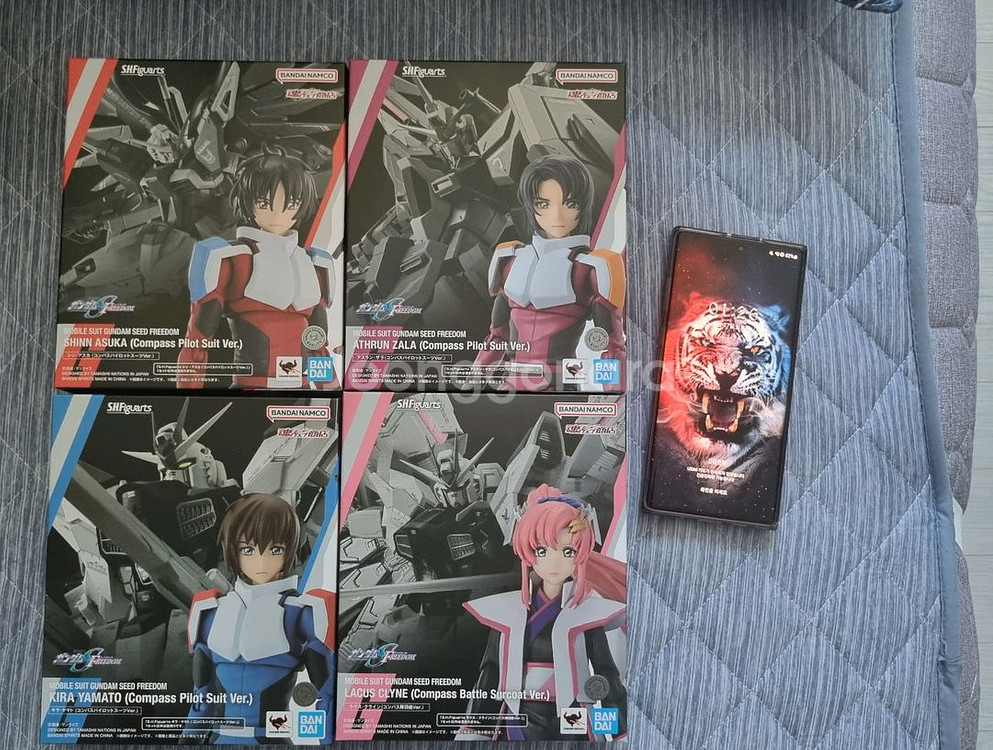 shf 키라 야마토 건담시드(키라,라크스,아스란,신)--0
