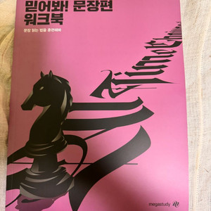 2026 조정식 믿어봐 문장편 워크북