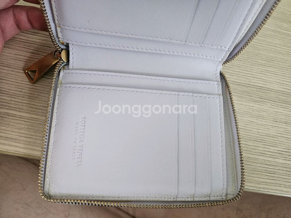 보테가 베네타 집 어라운드 지갑 머스 워시드--4