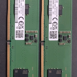 삼성 pc램 ddr5 pc5-4800b 8gb 2개