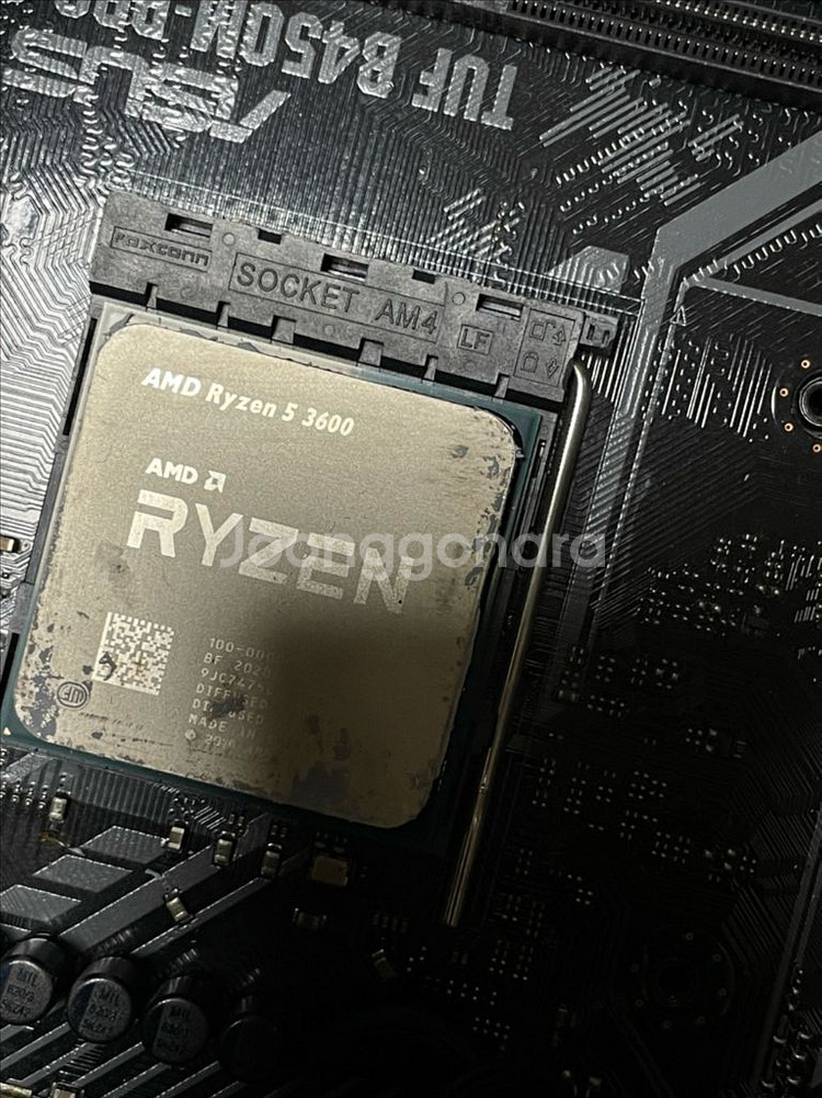 갬용라이젠5 3600 CPU 보드 램 하드 부품용--0