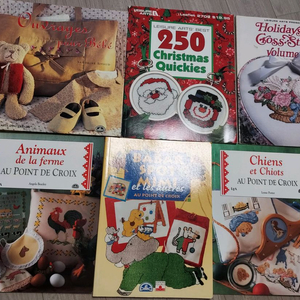 십자수 도안 6권 택배비포함 13000원