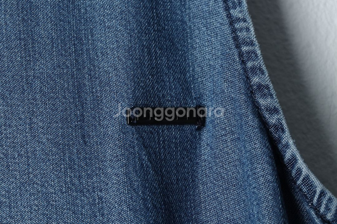 W(F) 디젤 드레스 원피스 청 민소매 데님--4