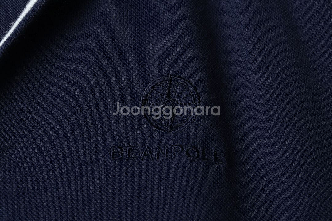 W(XL) 빈폴 드레스 원피스 반팔 브이넥 네이비--4