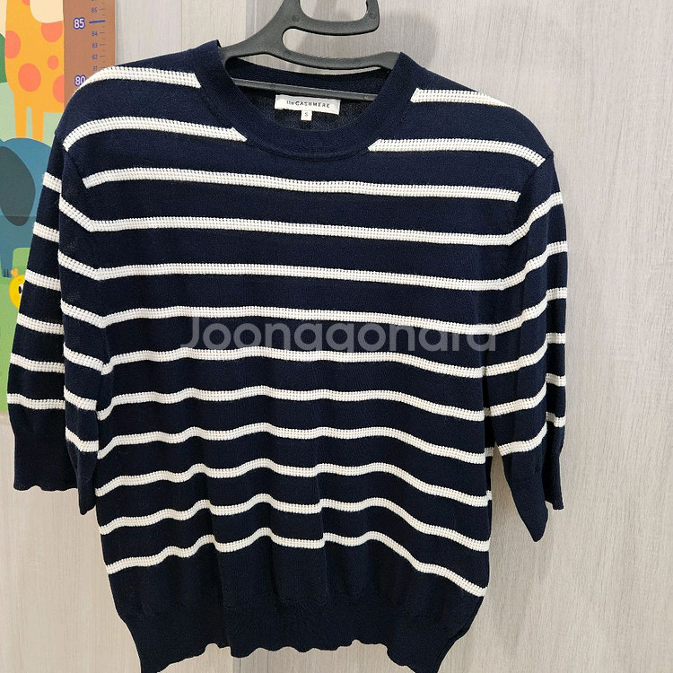 더캐시미어 스트라이프 니트--5