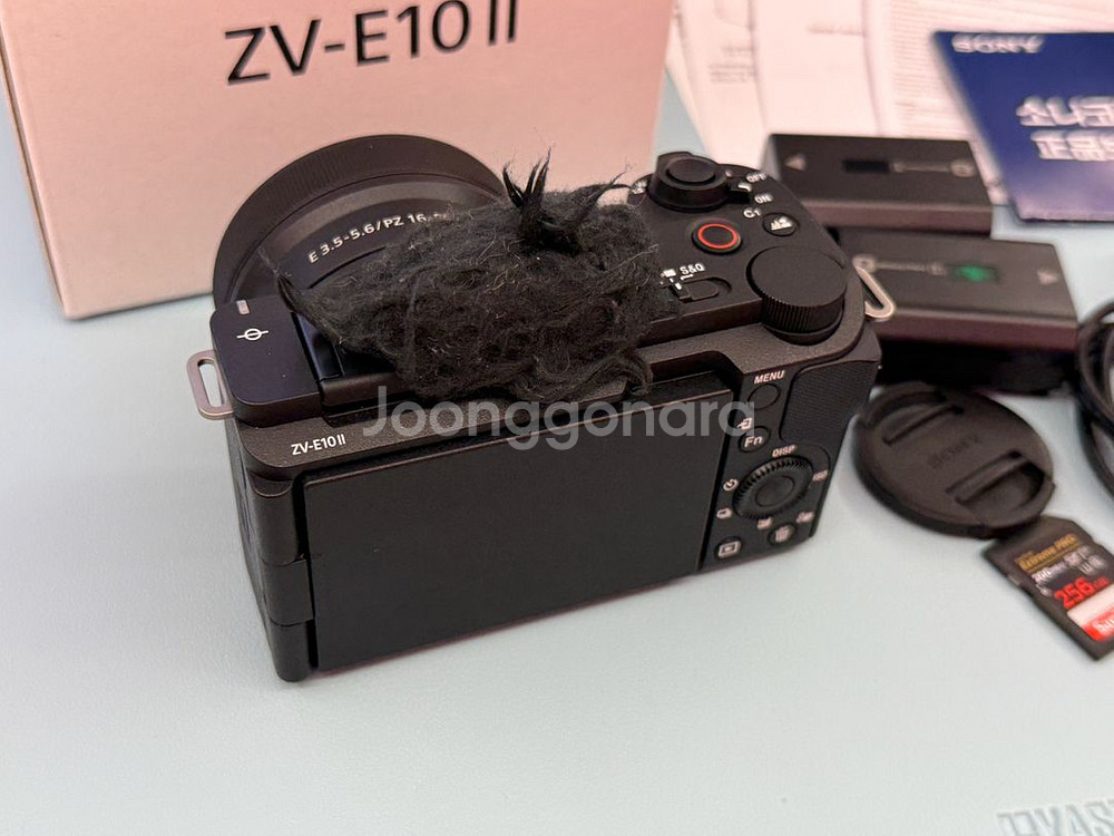 소니 sony zv-e10m2 렌즈16-50킷 박스풀셋--3