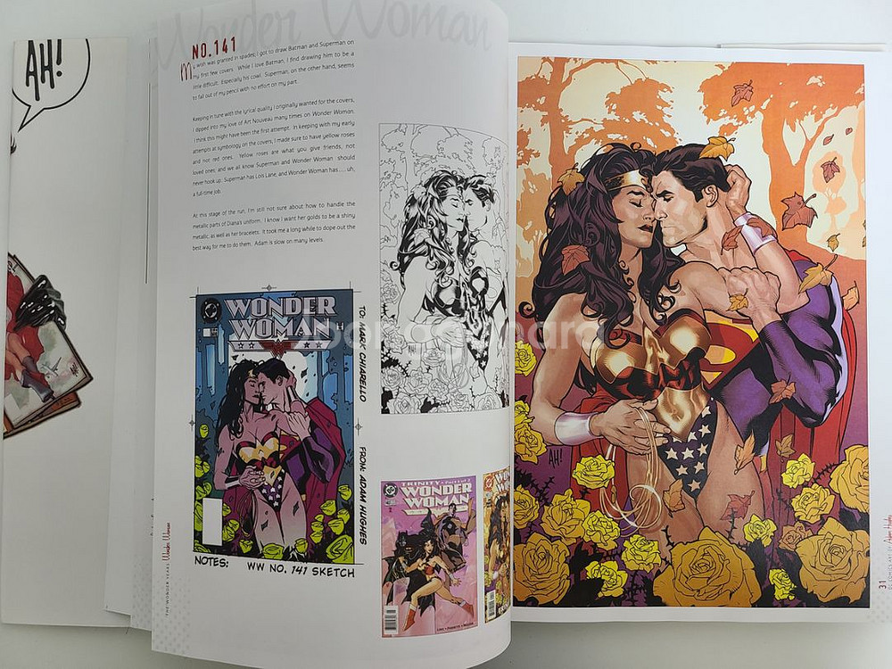 아담휴즈 DC코믹스 일러스트 미술 화집--1