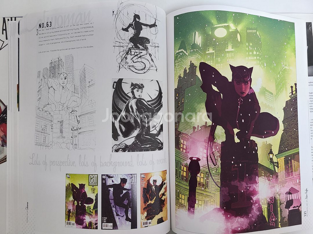 아담휴즈 DC코믹스 일러스트 미술 화집--6