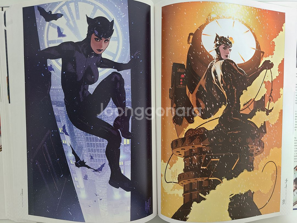 아담휴즈 DC코믹스 일러스트 미술 화집--7