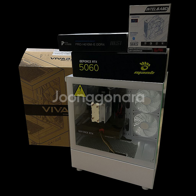 새상품) 14400f rtx5060 게이밍 컴퓨터--2