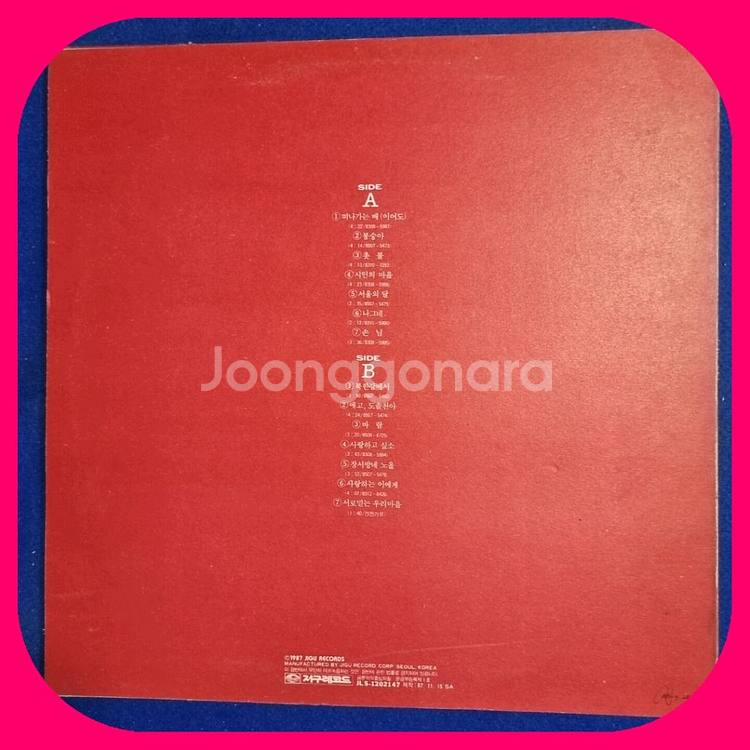 정태춘 박은옥 LP NM/NM--1