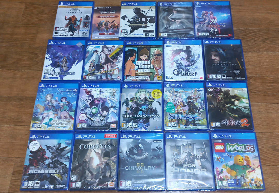 PS4 미개봉 게임CD 여러개 팜 플스4 ps5 플스5--0