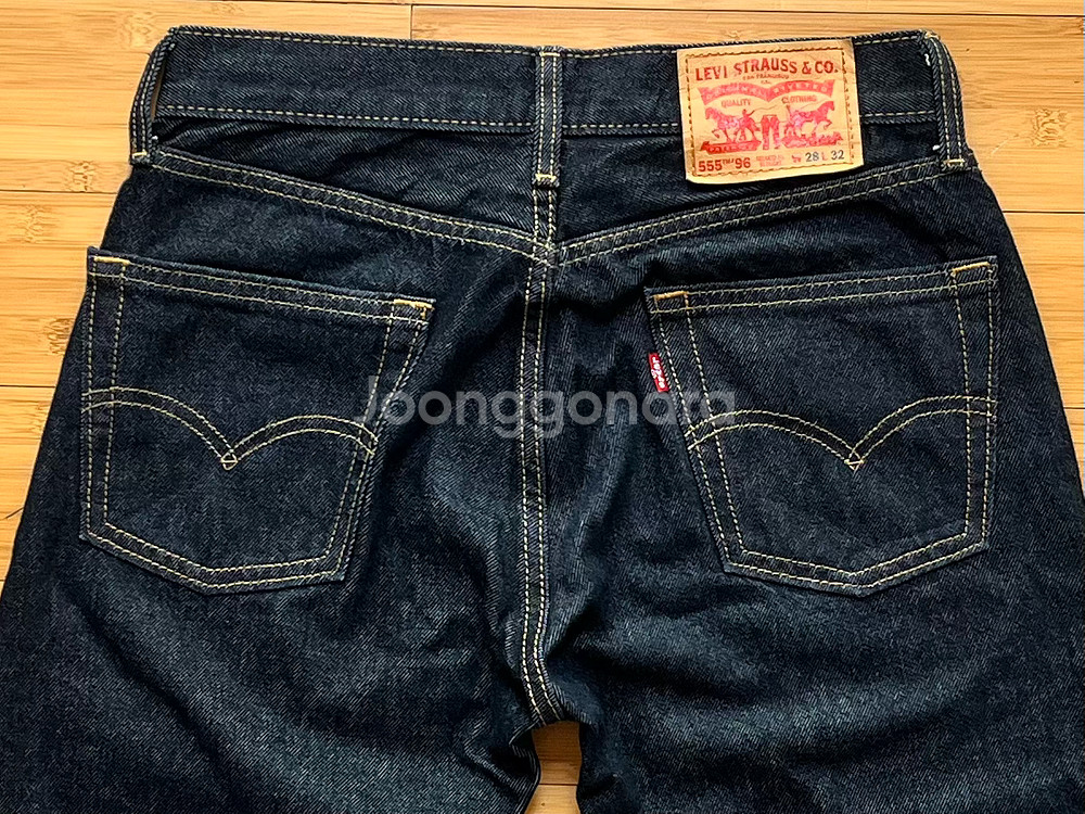 리바이스 555 96 데님팬츠 W28 L32--3