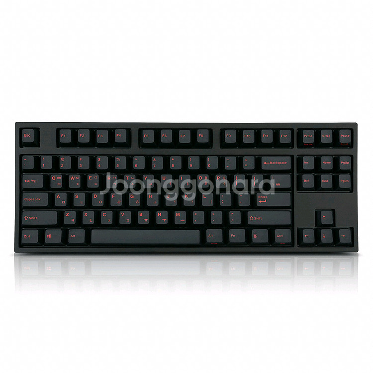 레오폴드 FC750R PD 블랙/레드 영문 (갈축) 삼--0