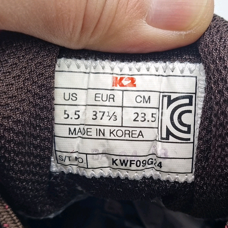 k2 고어텍스 여성등산화235--5