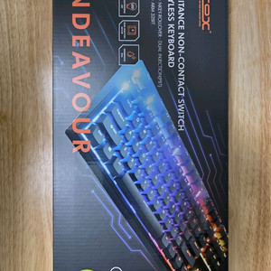 COX 엔데버 텐키리스 RGB 무접점 키보드 50g