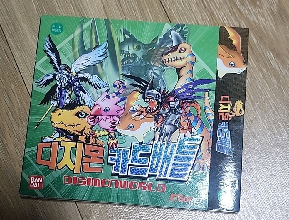 고전게임 디지몬카드배틀 미개봉 새상품--0