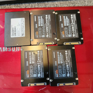 ssd<58> 삼성ssd250g 5개 묶음판매