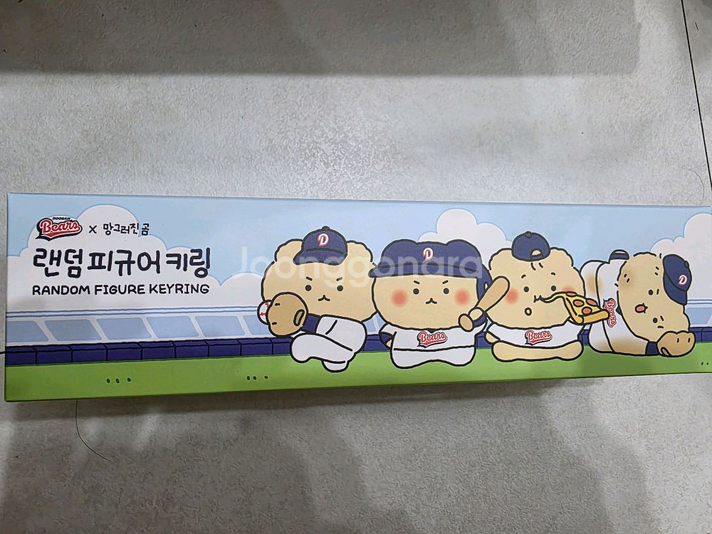 두산 망그러진곰 망곰 랜덤 피규어 키링 세트--0