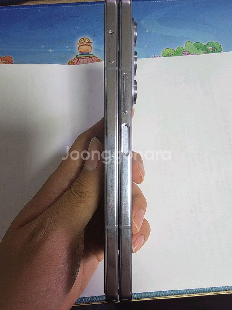 갤럭시 Z 폴드5 자급제 아이스블루 256GB 올갈이--8