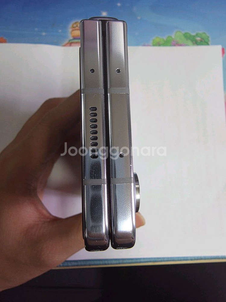 갤럭시 Z 폴드5 자급제 아이스블루 256GB 올갈이--7