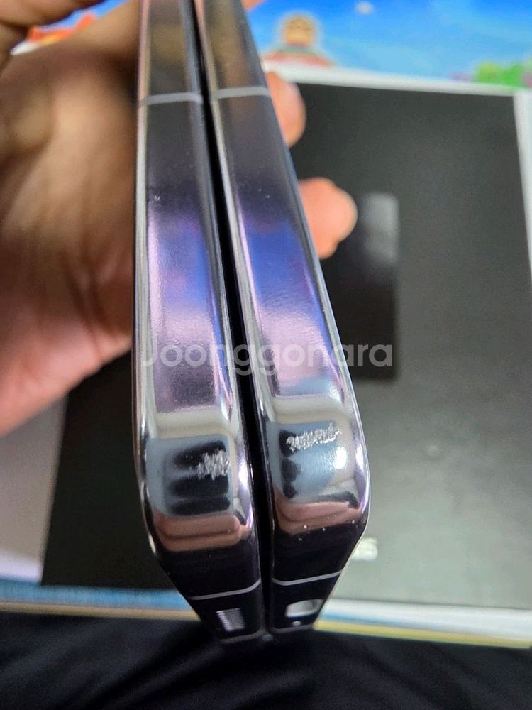 갤럭시 Z 폴드5 자급제 아이스블루 256GB 올갈이--5