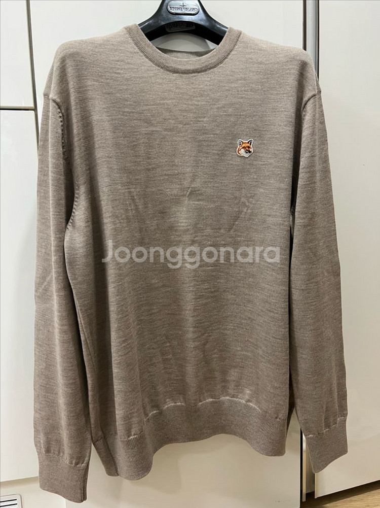 24fw 메종키츠네 니트 L (새상품)--0
