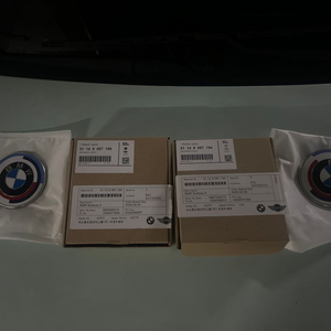 bmw 50주년 순정 앰블럼 팜니다 앞 뒤 x4 g02