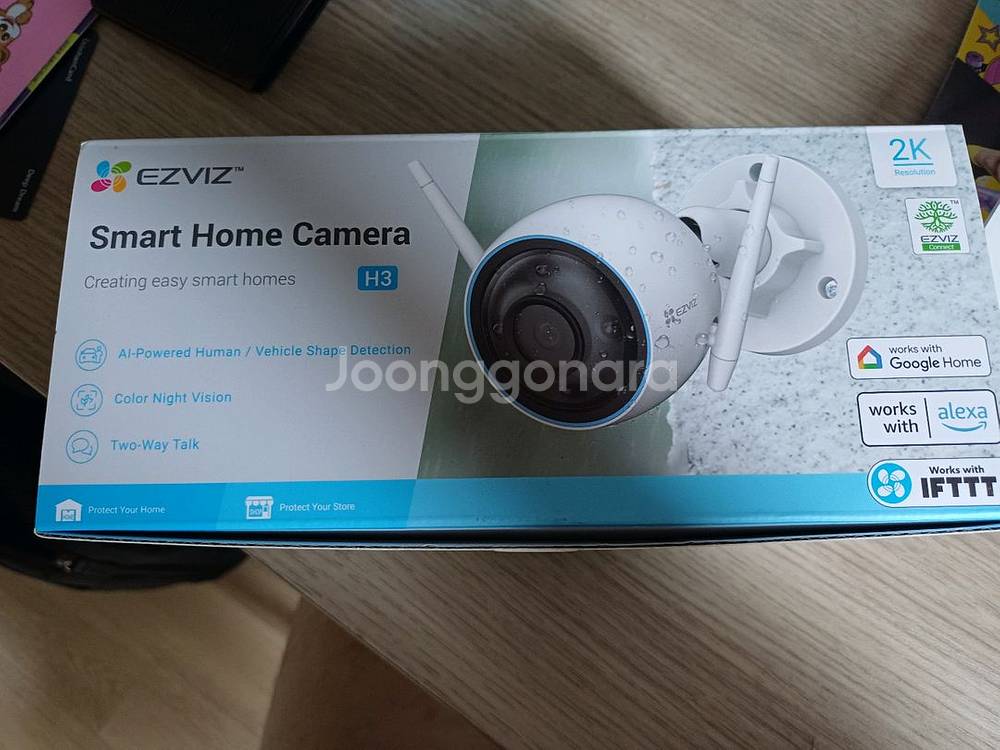 이지비즈 H3 2K 실외용 CCTV 카메라 300만화소--0
