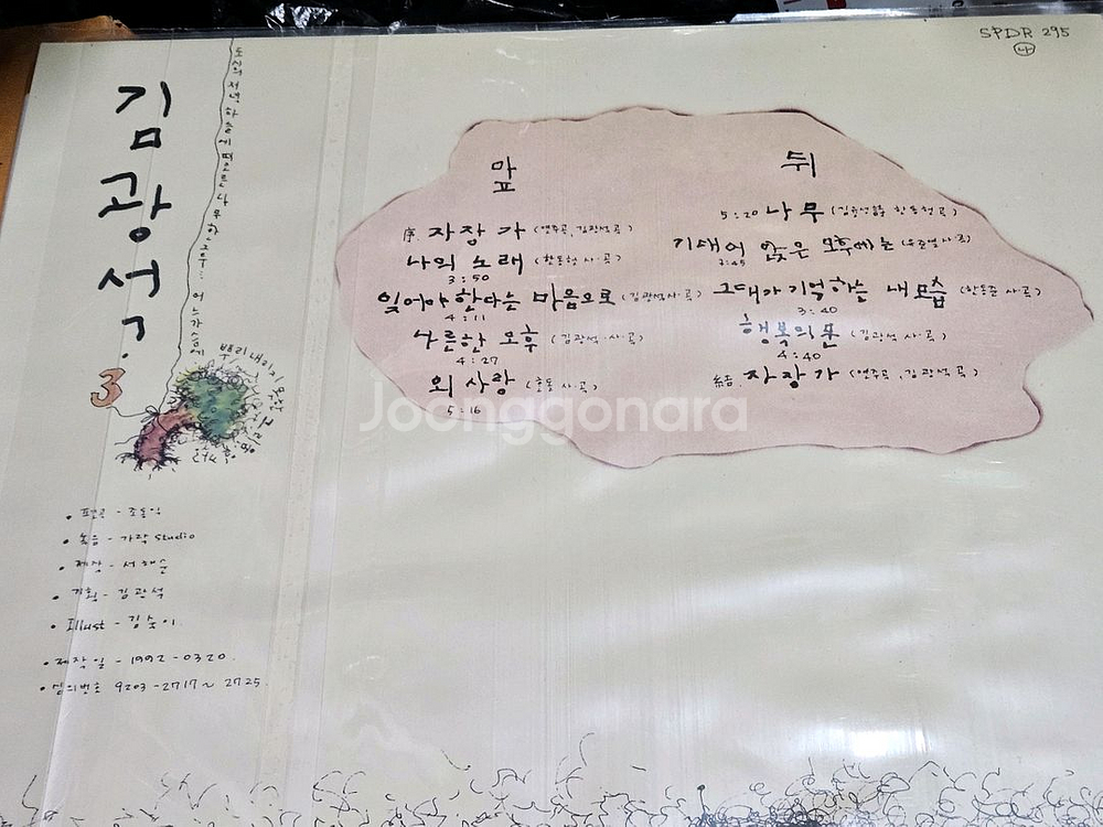 김광석재반 미개봉3집--1