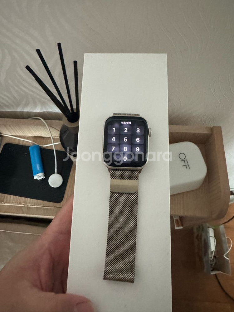 애플워치 se2 스타라이트 44mm--0