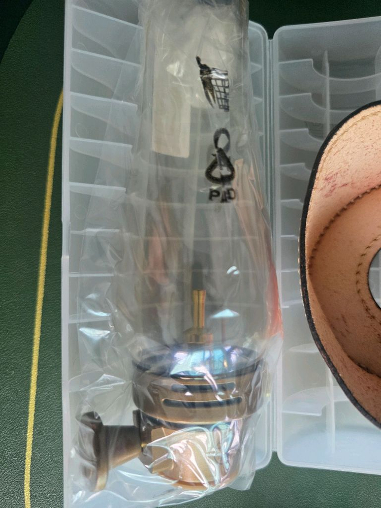 캠핑용 콜맨 이소가스 랜턴 + 가죽워머 (미사용) 이미지