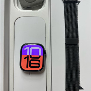 애플워치10티타늄 46mm 밀레니즈 신품급
