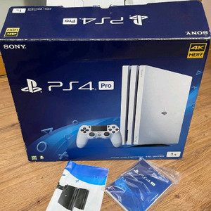 PS4 pro 화이트 1TB + 게임팩2개