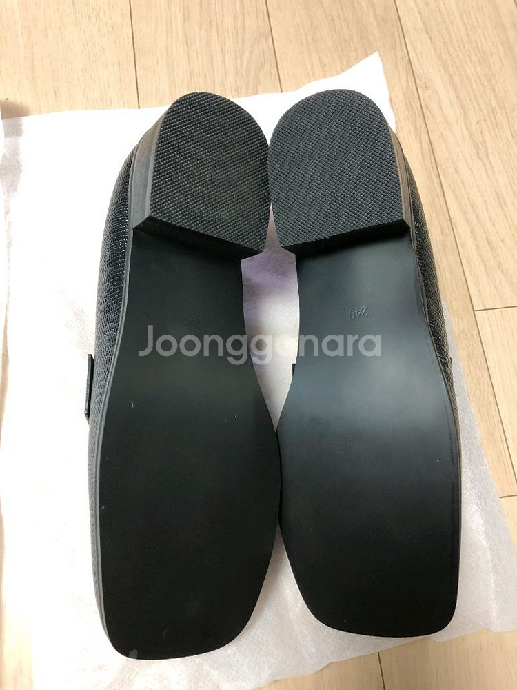 여성용 구두 블랙 240mm 정사이즈 새것--3