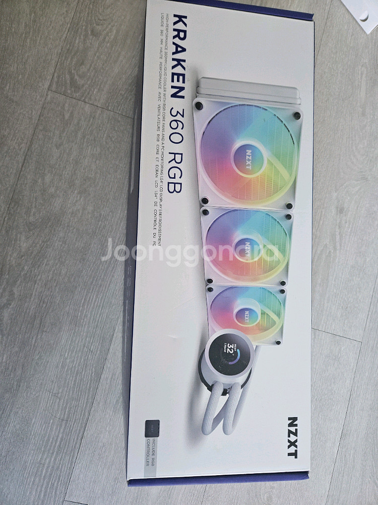 NZXT f120 core RGB 팬 3개 팔아요--1