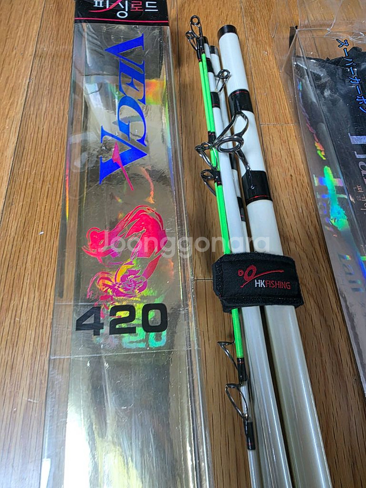 부산 갈치 외줄낚시대 420 2셋트(전부새제품)--1
