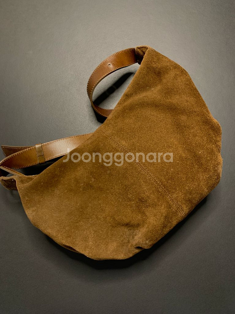 낫띵리튼Shoulder leather bag camel--2
