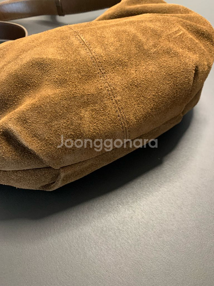낫띵리튼Shoulder leather bag camel--3