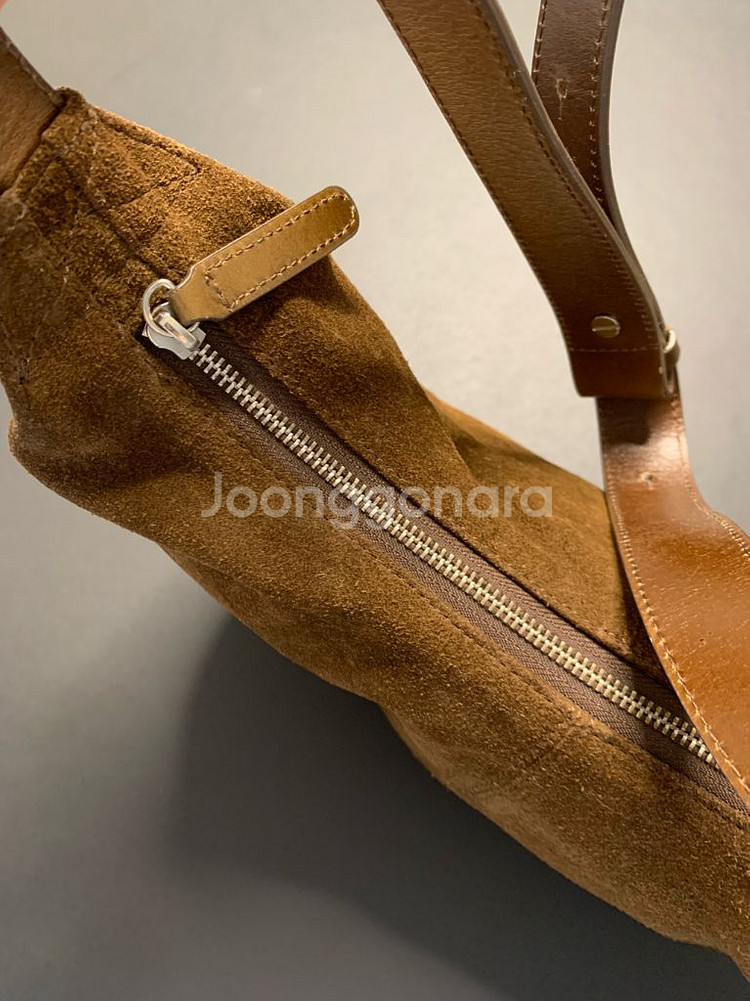 낫띵리튼Shoulder leather bag camel--4