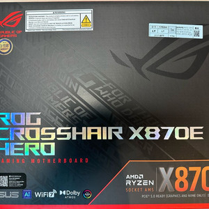 Asus X870E hero 새제품