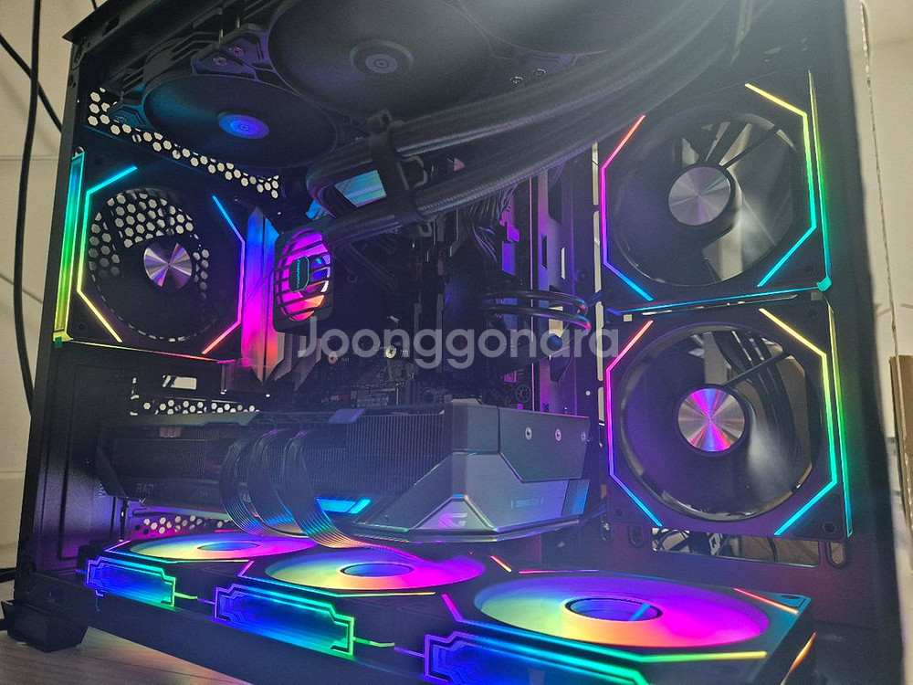 7800x3d+9070xt 수냉쿨러 pc 팔아요--4