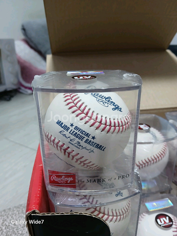 롤링스 MLB 로고볼+롤링스 큐브포함--0