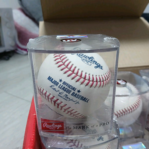 롤링스 MLB 로고볼+롤링스 큐브포함