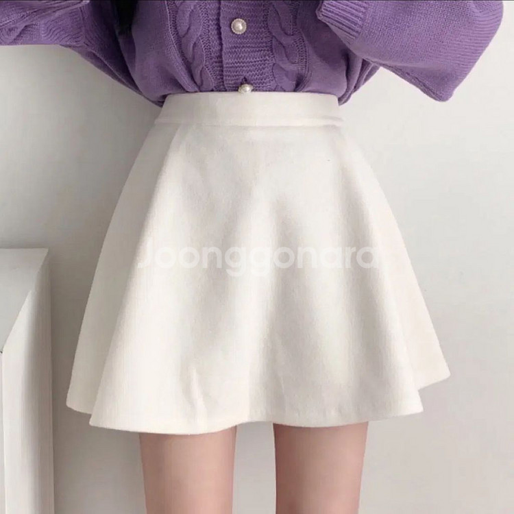 속바지 플레어 A라인 스커트--1