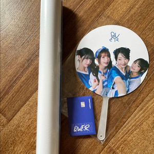 우리은행 qwer 포카,포스터,부채 2차