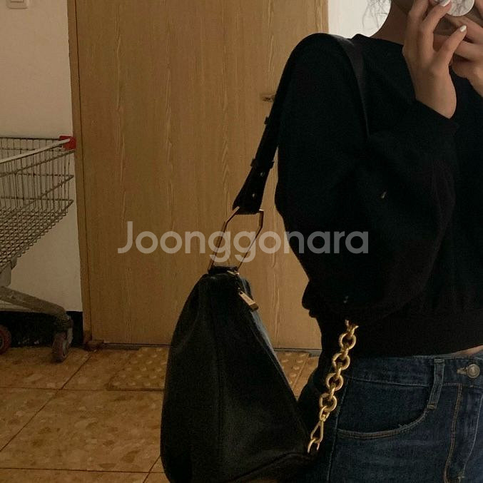 루에브르 삭드드럼펫 스몰 블랙--9